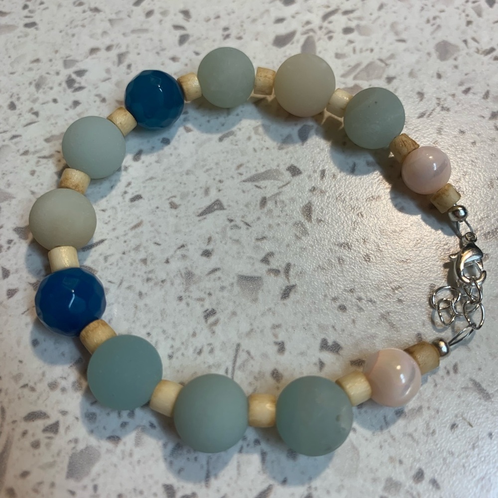 Amazonite Lapis Lazuli Bracelet